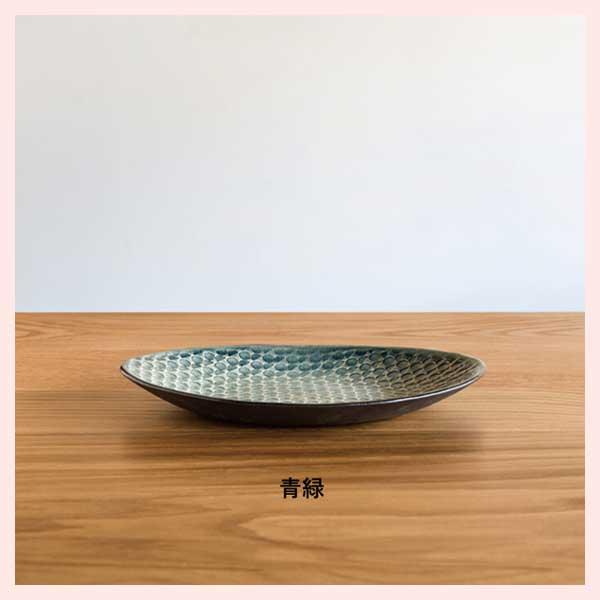 日と月 平皿 （大） 信楽焼 日本製／３種類 | ブランド登録なし | 01