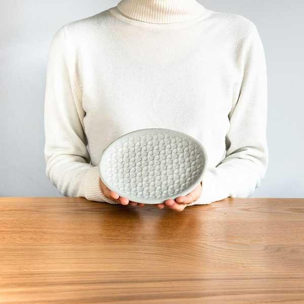 （3個セット）日と月 平皿 （小） 信楽焼 日本製／３種類 | ブランド登録なし | 09