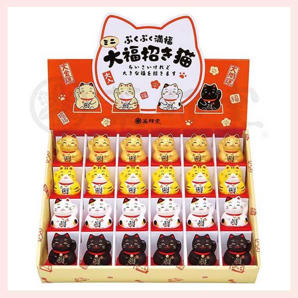 錦彩　大福招き猫ディスプレイ２４Ｐセット　7816
