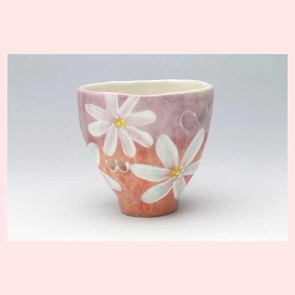 瀬戸焼　こはる工房　白盛花　湯呑／２種類 | ブランド登録なし | 02