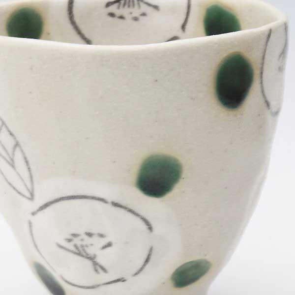 （３Ｐセット）瀬戸焼　志野椿　湯呑／２種類 | ブランド登録なし | 05