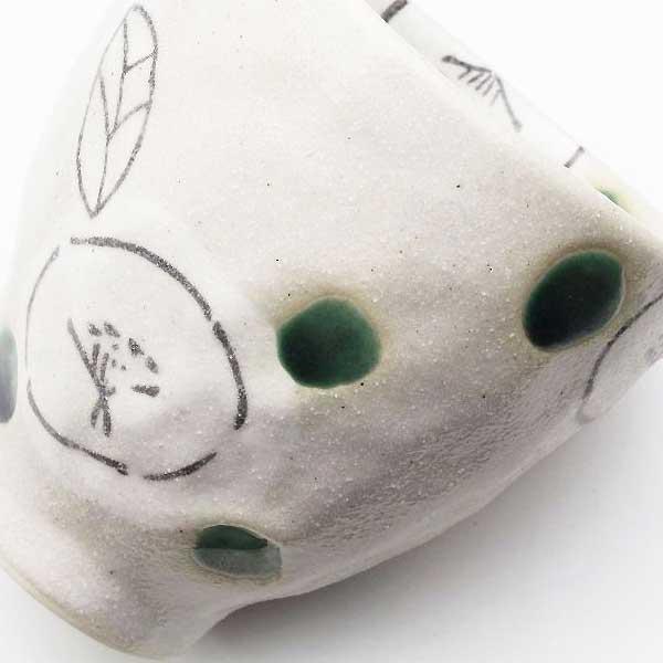 （３Ｐセット）瀬戸焼　志野椿　湯呑／２種類 | ブランド登録なし | 06