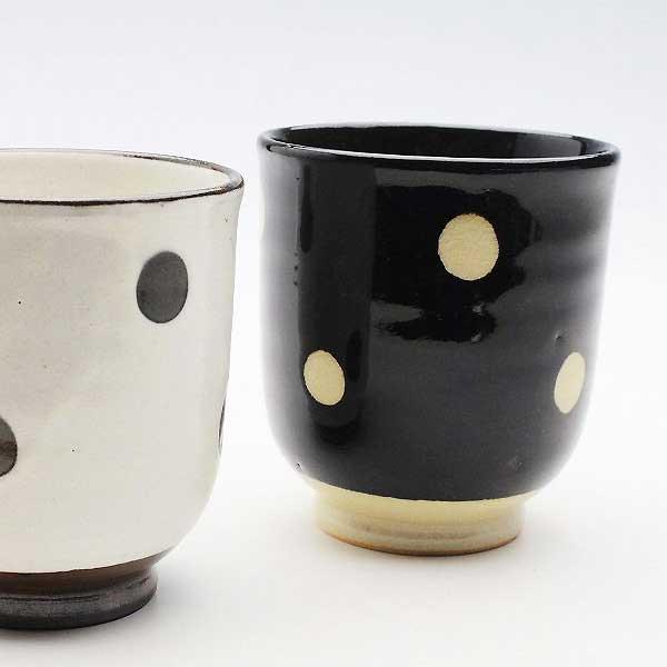 （３Ｐセット）美濃焼　粉引水玉　湯呑／２種類 | ブランド登録なし | 18