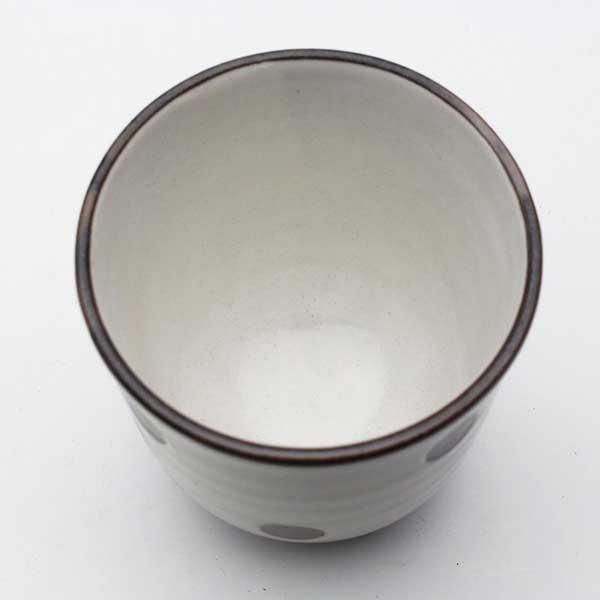 （３Ｐセット）美濃焼　粉引水玉　湯呑／２種類 | ブランド登録なし | 03