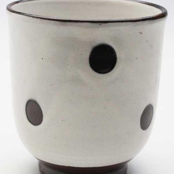 （３Ｐセット）美濃焼　粉引水玉　湯呑／２種類 | ブランド登録なし | 06