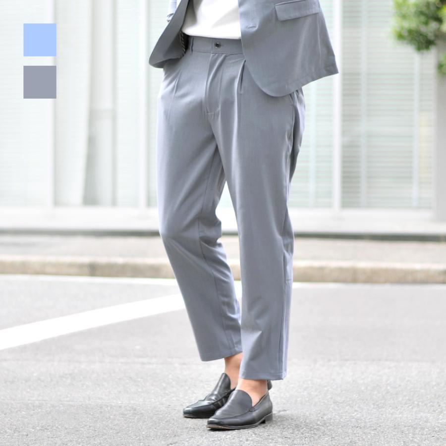スラックス メンズ ワイドパンツ タックパンツ テーパードパンツ セットアップ 別売 春夏秋冬 黒 サックスブルー グレー ブラック M L Xl メンズジャケット バッグ 鞄 のhk 通販 Yahoo ショッピング