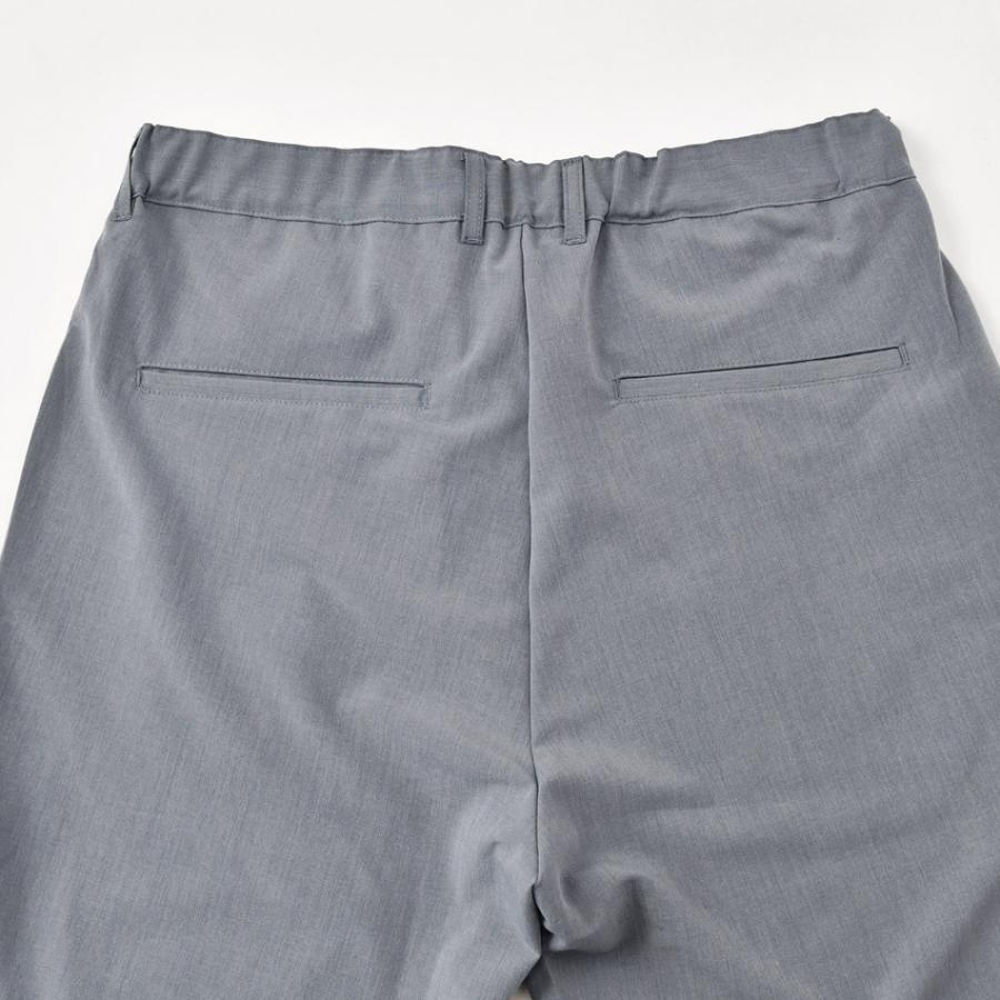 スラックス メンズ ワイドパンツ タックパンツ テーパードパンツ セットアップ(別売) 春夏秋冬 黒 サックスブルー グレー ブラック M L XL | EVOLUTION | 16