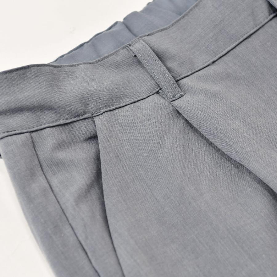 スラックス メンズ ワイドパンツ タックパンツ テーパードパンツ セットアップ(別売) 春夏秋冬 黒 サックスブルー グレー ブラック M L XL | EVOLUTION | 17