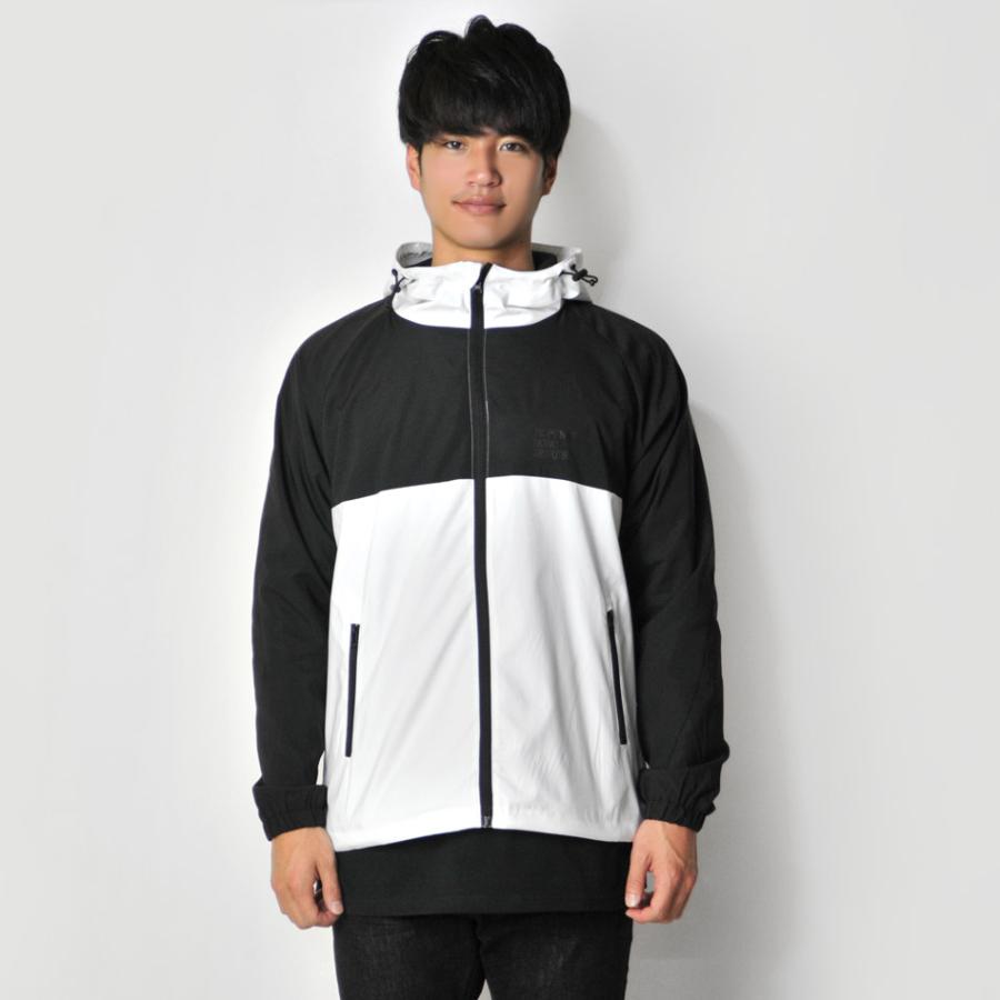 マウンテンパーカー メンズ ストリート  韓国 モード アウトドア 春秋冬 プリント ホワイト ベージュ 白 M L エボリューション evolution | EVOLUTION | 11