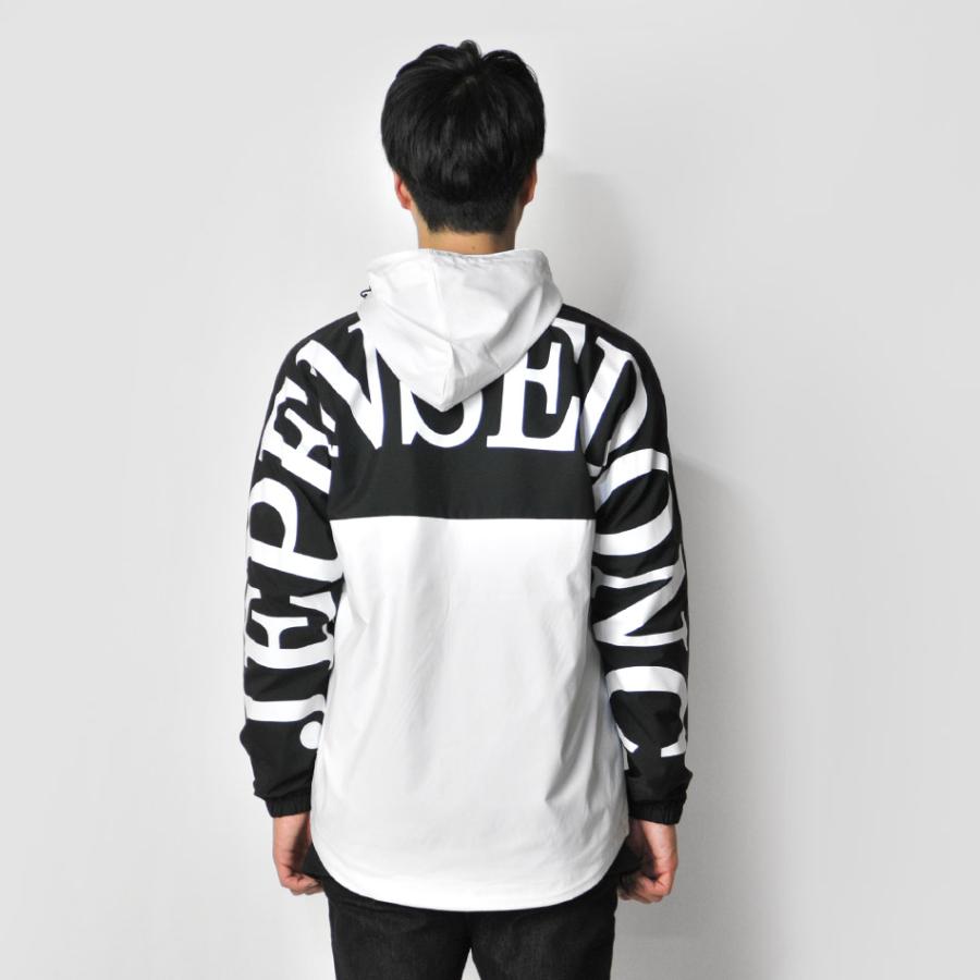 マウンテンパーカー メンズ ストリート  韓国 モード アウトドア 春秋冬 プリント ホワイト ベージュ 白 M L エボリューション evolution | EVOLUTION | 12