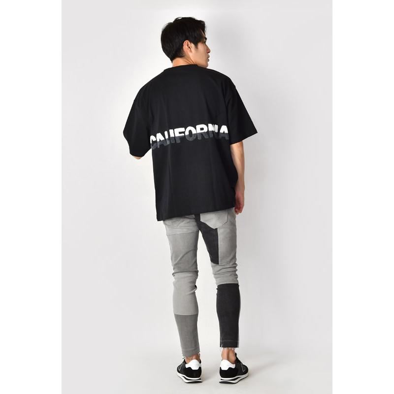 ビッグシルエット Tシャツ メンズ 半袖 大きいサイズ 春夏秋 韓国 ストリート サーフ BITTER ビター サガラ刺繍 ロゴ ホワイト ベージュ ブラック 白 黒 M L XL | EVOLUTION | 10