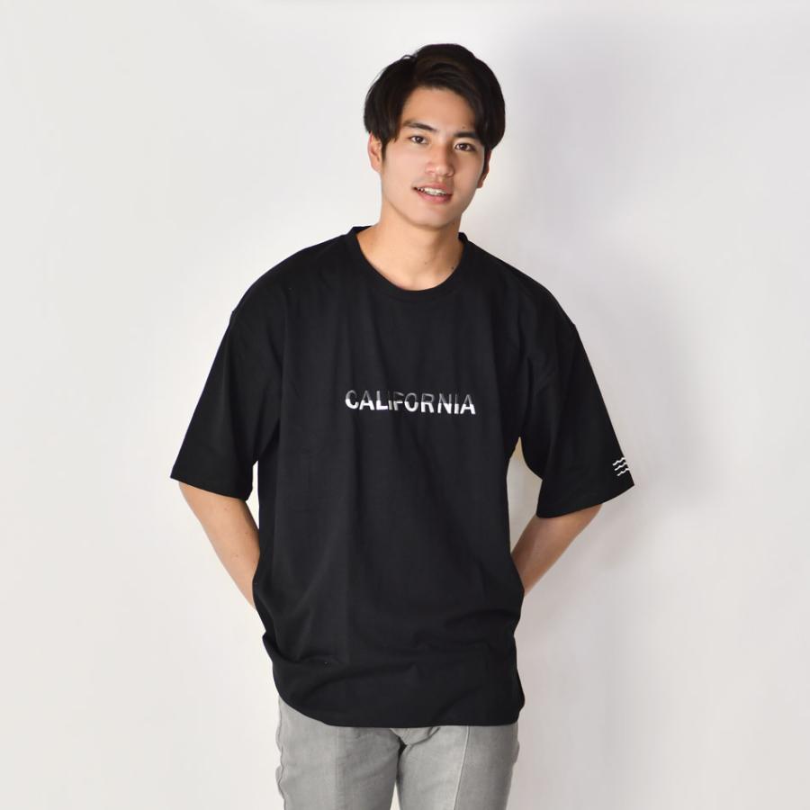 ビッグシルエット Tシャツ メンズ 半袖 大きいサイズ 春夏秋 韓国 ストリート サーフ BITTER ビター サガラ刺繍 ロゴ ホワイト ベージュ ブラック 白 黒 M L XL | EVOLUTION | 11