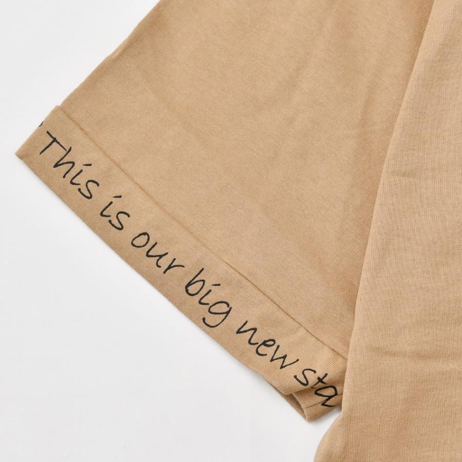 ビッグシルエット Tシャツ メンズ 半袖 大きいサイズ 韓国 ストリート サーフ BITTER ビター ロゴ バックプリント ホワイト ベージュ ブラック 白 黒 M L XL | EVOLUTION | 15