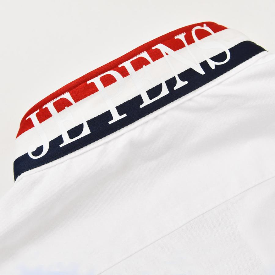 イタリアンカラーシャツ メンズ 長袖 トリコロール 春夏秋冬 綺麗め 細め タイト BITTER ビター サーフ お兄 オラオラ ロゴ 白 黒 ホワイト ブラック M L XL | EVOLUTION | 13