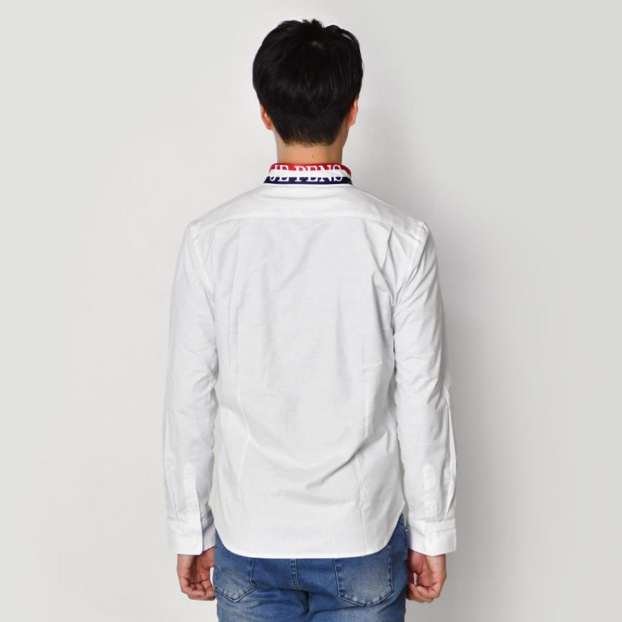 イタリアンカラーシャツ メンズ 長袖 トリコロール 春夏秋冬 綺麗め 細め タイト BITTER ビター サーフ お兄 オラオラ ロゴ 白 黒 ホワイト ブラック M L XL | EVOLUTION | 08