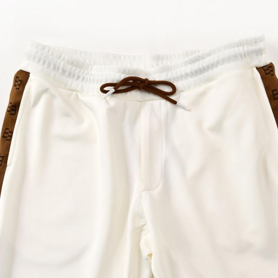 ハーフパンツ メンズ ショートパンツ 膝丈 膝上丈 サイドライン ビター系 オラオラ系 サーフ系 刺繍 白 黒 ホワイト ブラック M L XL | EVOLUTION | 12