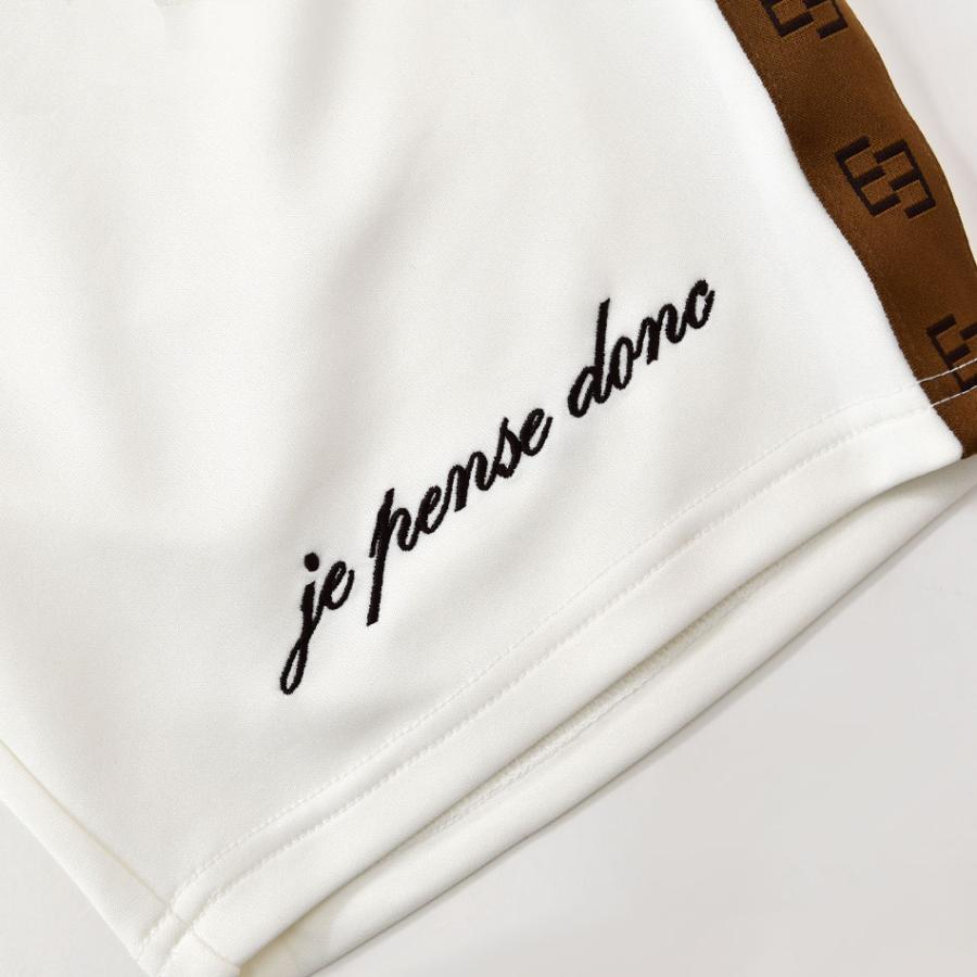 ハーフパンツ メンズ ショートパンツ 膝丈 膝上丈 サイドライン ビター系 オラオラ系 サーフ系 刺繍 白 黒 ホワイト ブラック M L XL | EVOLUTION | 15