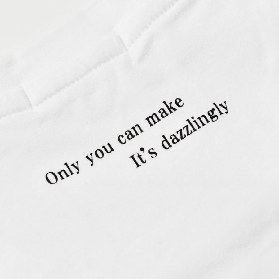 Tシャツ メンズ 半袖Tシャツ 半袖 カットソー クルーネック 丸首 刺繍 プリント ロゴ 唇プリント サーフ系 モード系 ビター系 ホワイト ブラック 白 黒 M L XL | EVOLUTION | 12