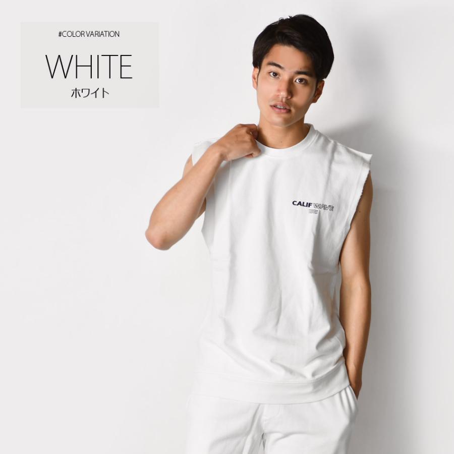 タンクトップ メンズ ノースリーブ セットアップ(別売) ストリート サーフ ビター 韓国ファッション ジムウエア 白 黒 ホワイト ベージュ ブラック M L XL LL 2L | EVOLUTION | 05