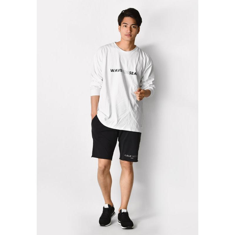 ハーフパンツ メンズ ショートパンツ セットアップ(別売) 膝丈 膝上丈 ストリート サーフ ビター 韓国ファッション 白 黒 ホワイト グレー ブラック M L XL | EVOLUTION | 10