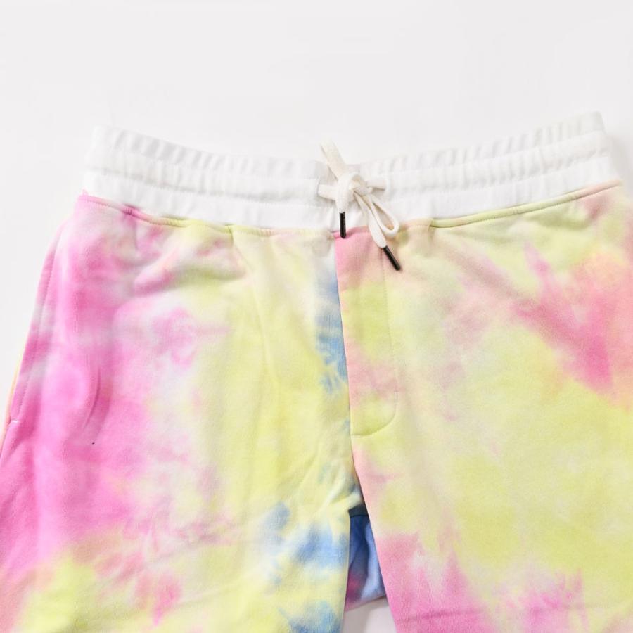 ハーフパンツ メンズ ショートパンツ ハーパン タイダイ染め 膝丈 膝上丈 ストリート サーフ ビター 韓国ファッション ピンク イエロー ネイビー M L XL LL 2L | EVOLUTION | 15