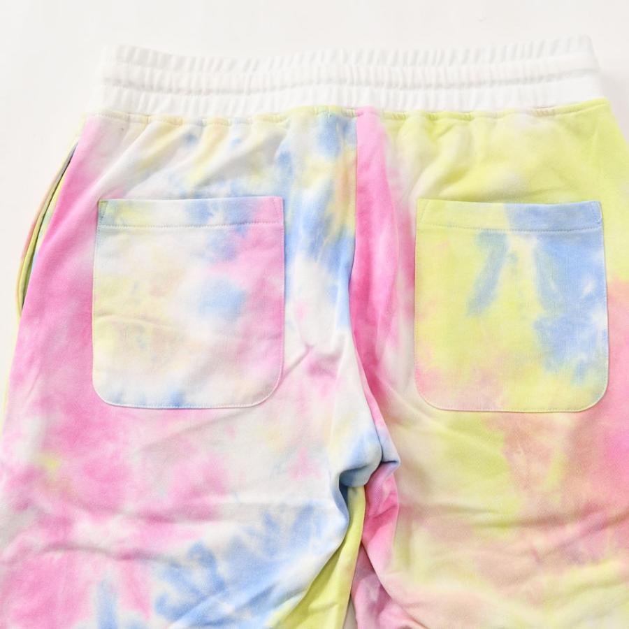 ハーフパンツ メンズ ショートパンツ ハーパン タイダイ染め 膝丈 膝上丈 ストリート サーフ ビター 韓国ファッション ピンク イエロー ネイビー M L XL LL 2L | EVOLUTION | 16