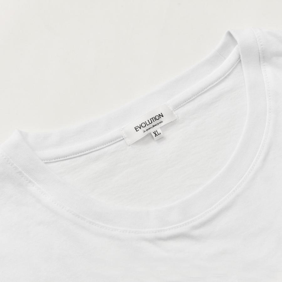 ビッグシルエット Tシャツ メンズ 半袖 大きいサイズ 韓国 モード ストリート系 サーフ ビター ラインストーン ロゴ ホワイト ブラック 白 黒 M L XL | EVOLUTION | 10