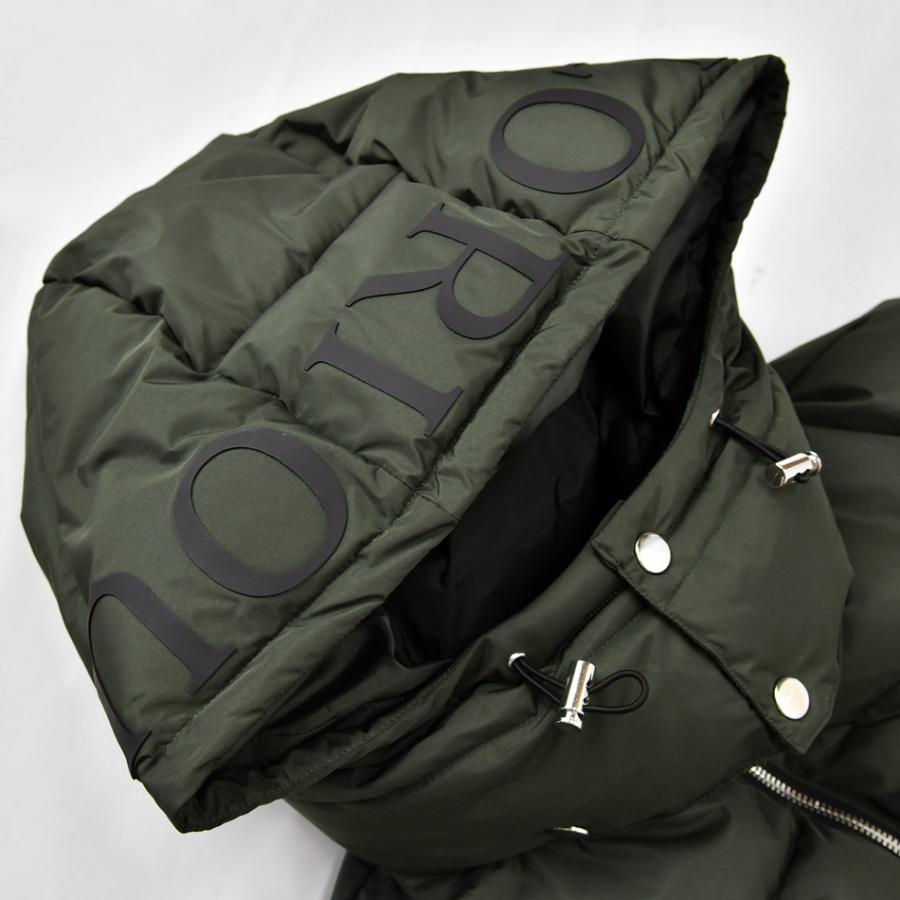 中綿ジャケット ダウンジャケット メンズ 厚盛ロゴ フード取り外し可 撥水加工 FELLEX中綿 春秋冬 サーフ系 ビター系 アウトドア系 黒 カーキ ブラック M L XL | EVOLUTION | 13