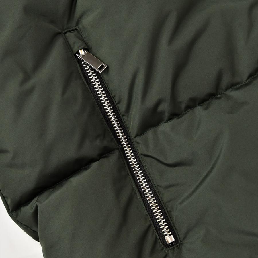 中綿ジャケット ダウンジャケット メンズ 厚盛ロゴ フード取り外し可 撥水加工 FELLEX中綿 春秋冬 サーフ系 ビター系 アウトドア系 黒 カーキ ブラック M L XL | EVOLUTION | 16