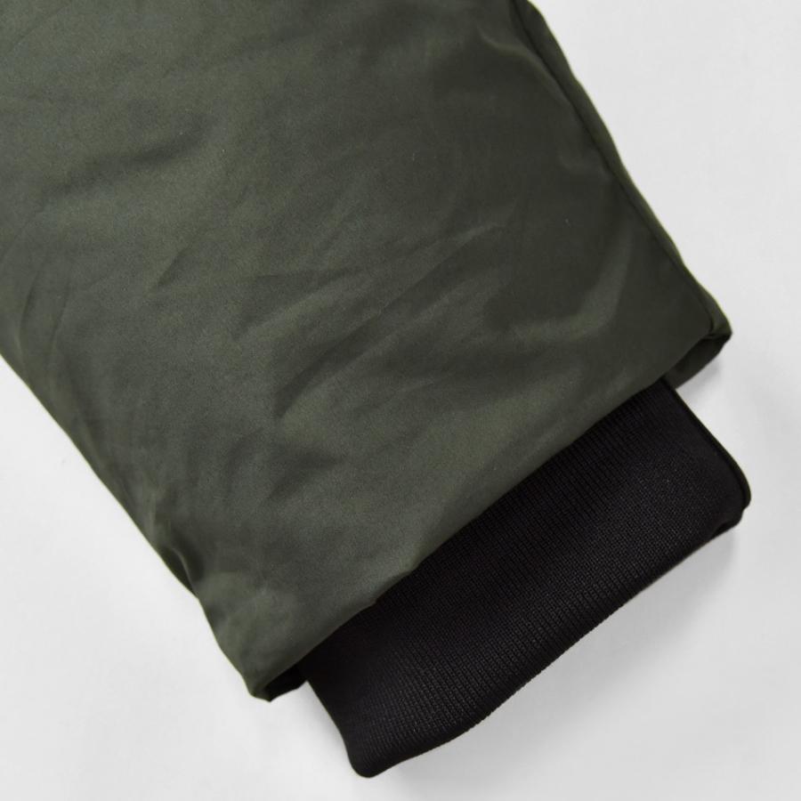 中綿ジャケット ダウンジャケット メンズ 厚盛ロゴ フード取り外し可 撥水加工 FELLEX中綿 春秋冬 サーフ系 ビター系 アウトドア系 黒 カーキ ブラック M L XL | EVOLUTION | 17