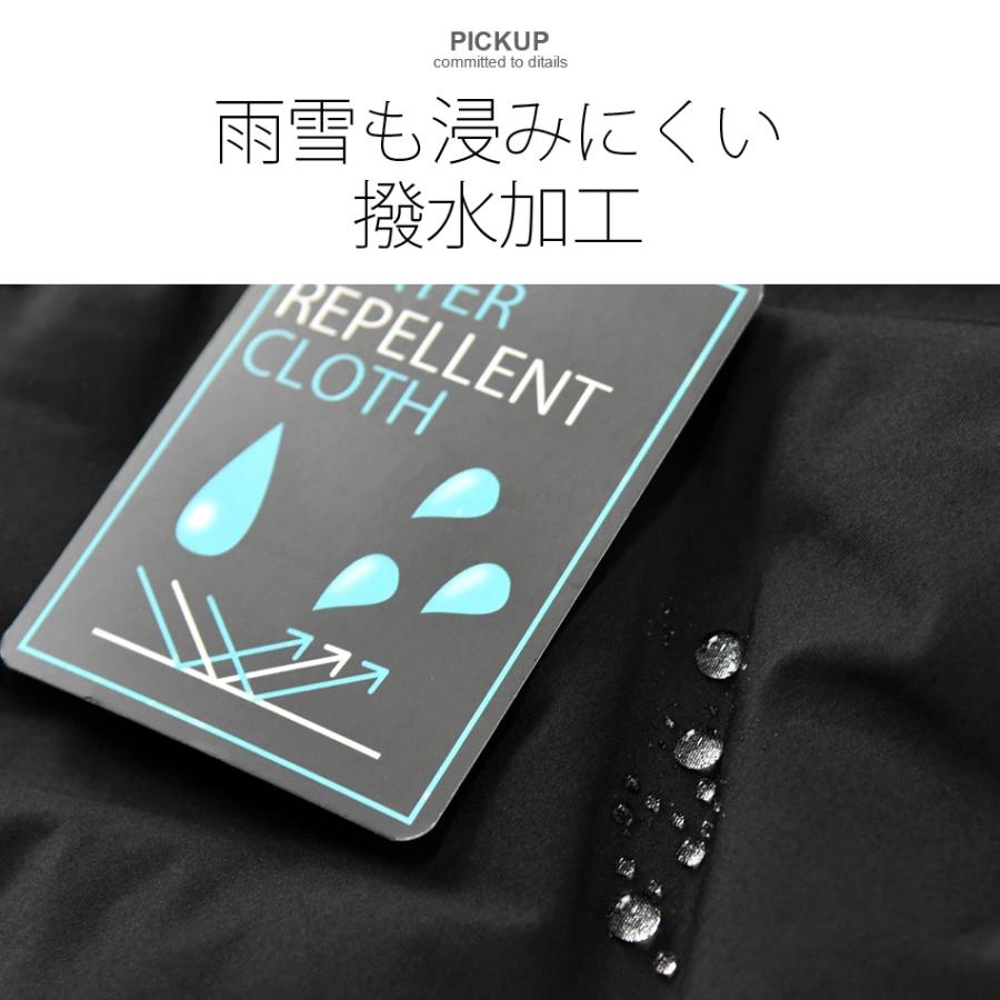 中綿ジャケット ダウンジャケット メンズ 厚盛ロゴ フード取り外し可 撥水加工 FELLEX中綿 春秋冬 サーフ系 ビター系 アウトドア系 黒 カーキ ブラック M L XL | EVOLUTION | 03