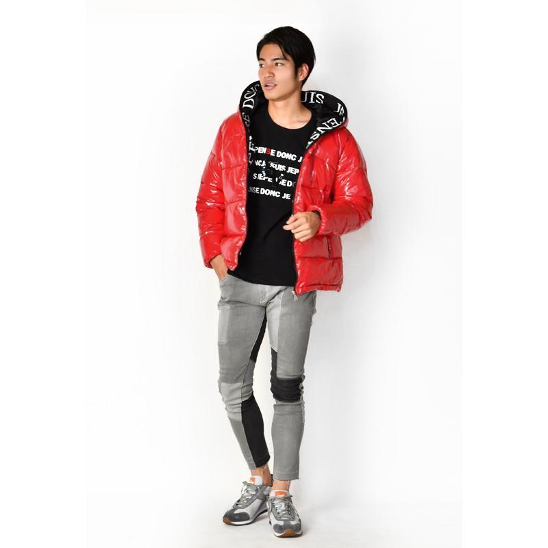 ダウン メンズ 中綿 撥水 白 赤 黒 ホワイト レッド ブラック M L XL LL 2L evolution 23500 31611 | EVOLUTION | 10