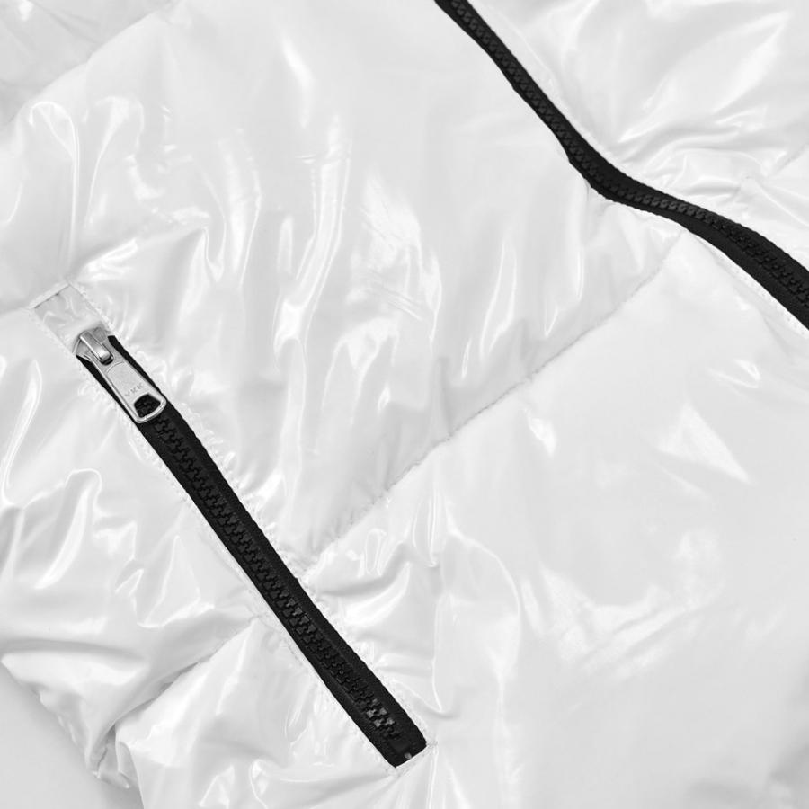 ダウンジャケット メンズ 中綿 ロゴ 撥水 無地 シャイニー 軽い 暖かい FELLEX中綿 ストリート サーフ ビター 撥水 白 赤 黒 ホワイト レッド ブラック M L XL | EVOLUTION | 19