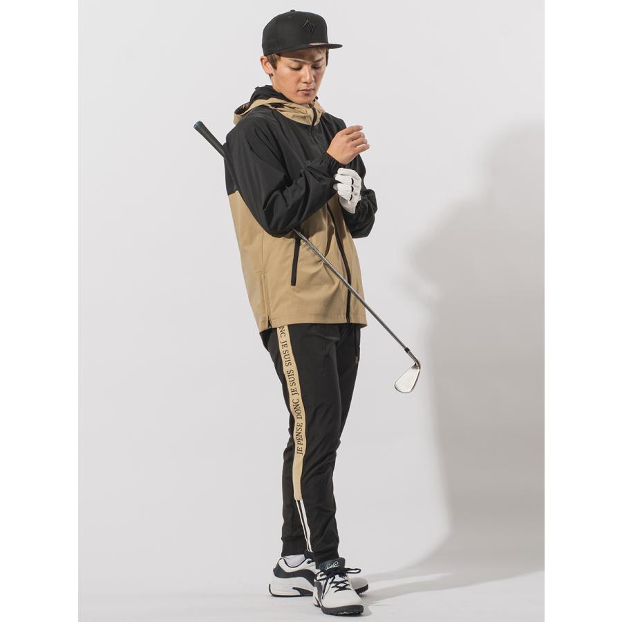 マウンテンパーカー ウィンドブレーカー パーカー メンズ ゴルフ ゴルフウエア アウトドア ビター サーフ ストリート 白 黒 ホワイト ベージュ ブラック | EVOLUTION | 12