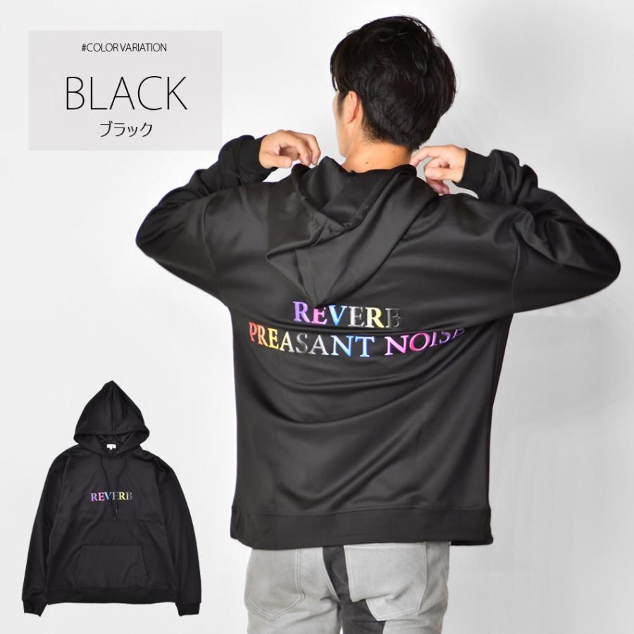 ビッグシルエットパーカー メンズ プルオーバーパーカー ロゴ ストリート ビター サーフ オラオラ系 お兄系 春秋冬 黒 グレー ブラック M L XL | EVOLUTION | 07