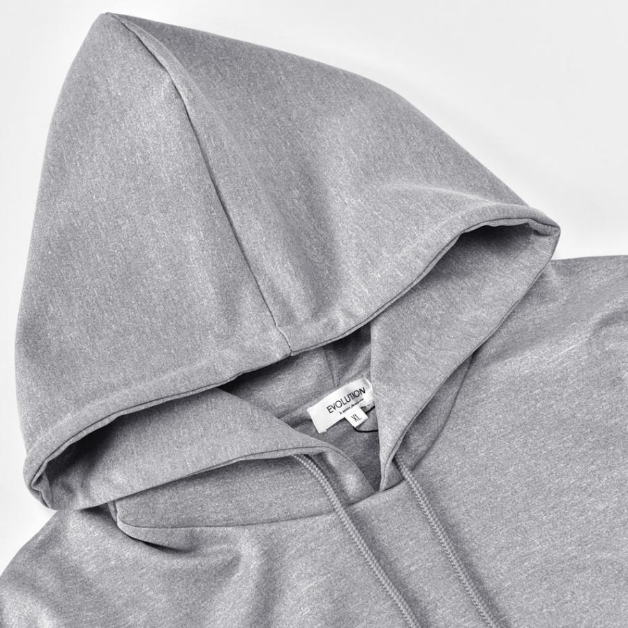 ビッグシルエットパーカー メンズ プルオーバーパーカー ロゴ ストリート ビター サーフ オラオラ系 お兄系 春秋冬 黒 グレー ブラック M L XL | EVOLUTION | 11