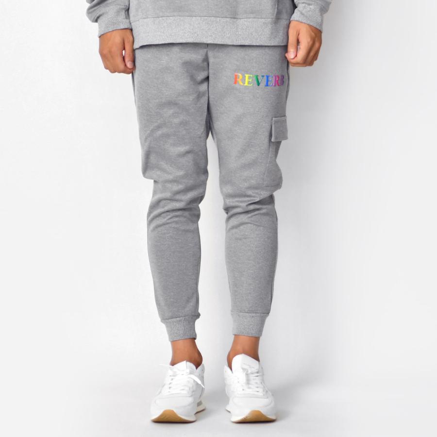 ジョガーパンツ メンズ スウェットパンツ ロゴ プリント ポンチ 細め ミリタリー サーフ ビター ストリート オラオラ系 お兄系 黒 グレー ブラック M L XL | EVOLUTION | 08