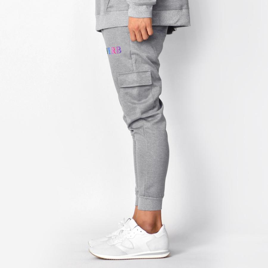 ジョガーパンツ メンズ スウェットパンツ ロゴ プリント ポンチ 細め ミリタリー サーフ ビター ストリート オラオラ系 お兄系 黒 グレー ブラック M L XL | EVOLUTION | 09