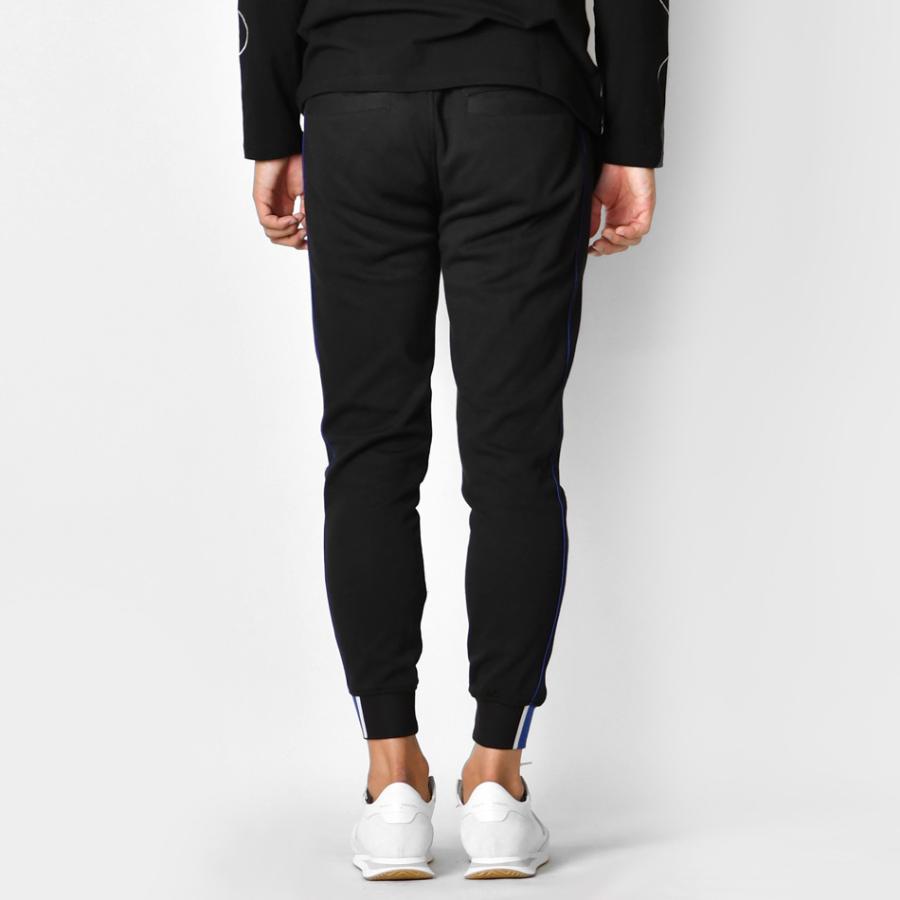 ジョガーパンツ メンズ ジャージ スウェットパンツ ライン ロゴ ストリート サーフ ビター オラオラ 春夏秋冬 白 黒 ホワイト ブラック M L XL | EVOLUTION | 09