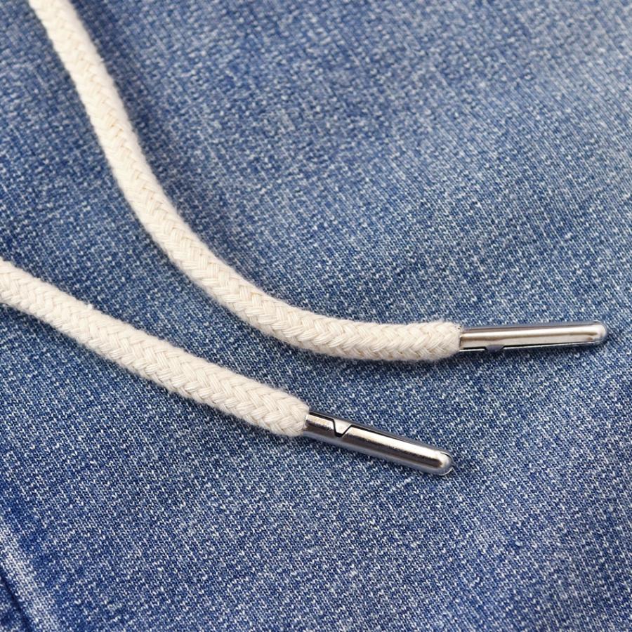 パーカー メンズ ジップパーカー スウェットセットアップ(別売) ユーズド加工 無地 ビター サーフ 春秋冬 青 紺 ブルー インディゴ M L XL LL 2L XXL 3L LLL | EVOLUTION | 12