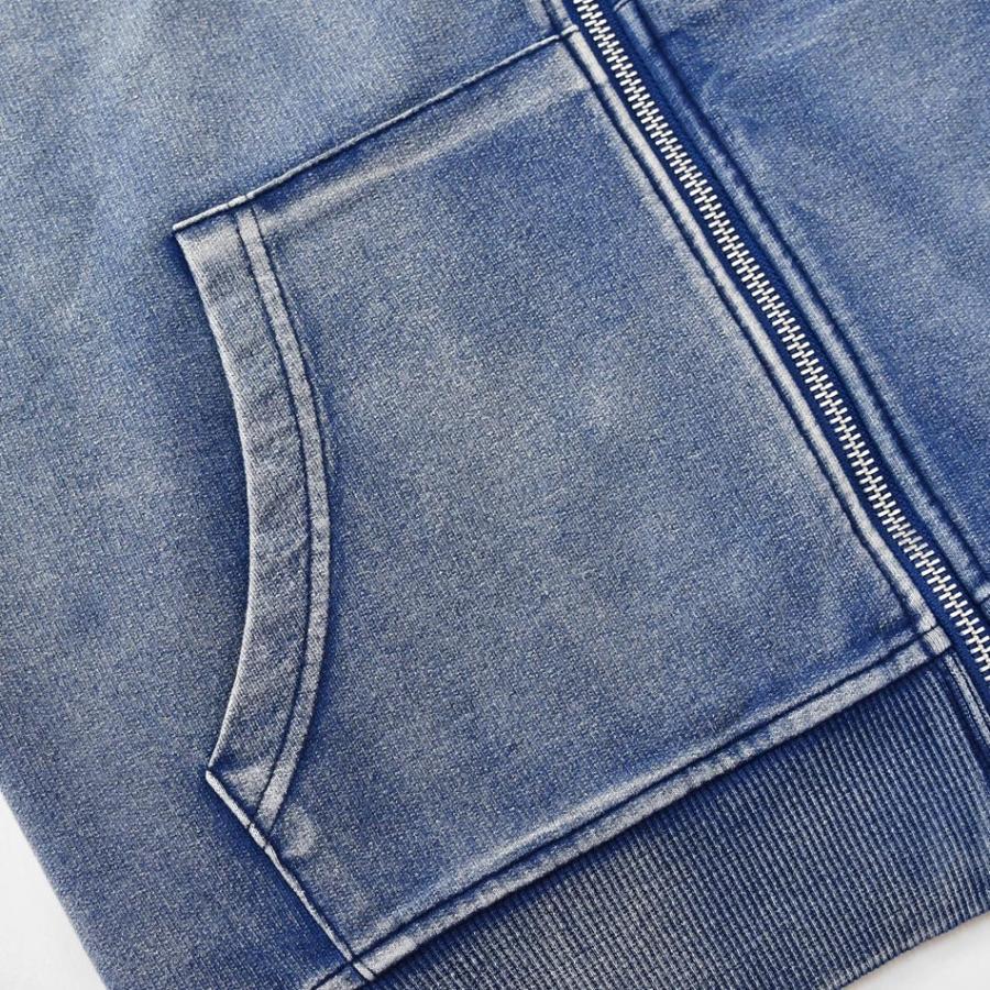 EVOLUTION パーカー メンズ ジップパーカー スウェット