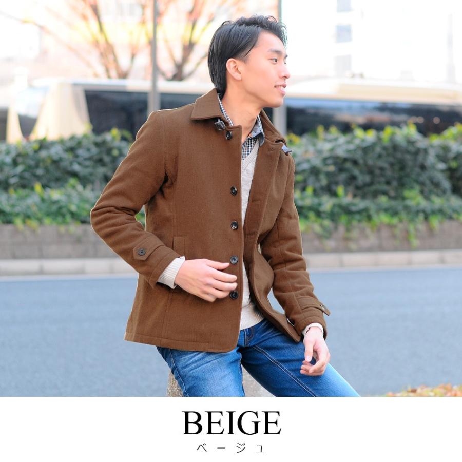 ピーコート マリンコート メンズ 秋冬 ウール ネイビー ブラック シングル M L 2l Xl 3l サークロ Sacro メンズジャケット バッグ 鞄 のhk 通販 Yahoo ショッピング