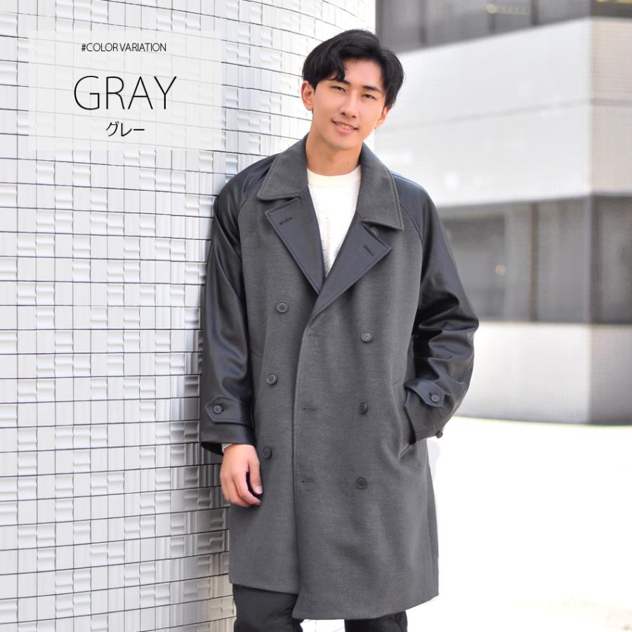 【極美品】大きいサイズXL 極上カシミヤ 2way ロング丈 チェスターコート チェスターコート メンズ ロングコート ビジネス カシミヤ混