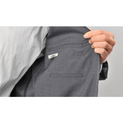 サークロ Sacro ダブル メンズ テーラードジャケット 背抜き グレー M L 2L 3L 大きいサイズ 17107 | sacro | 14