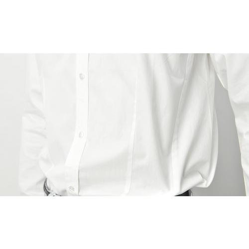 ドレスシャツ ビジネスシャツ 大きいサイズ ワイドカラー バンドカラー ウィングカラー 綿100 17112 17113 17114 | sacro | 13