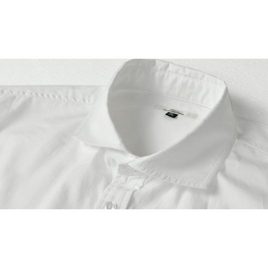 ドレスシャツ ビジネスシャツ 大きいサイズ ワイドカラー バンドカラー ウィングカラー 綿100 17112 17113 17114 | sacro | 15