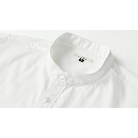 ドレスシャツ ビジネスシャツ 大きいサイズ ワイドカラー バンドカラー ウィングカラー 綿100 17112 17113 17114 | sacro | 16