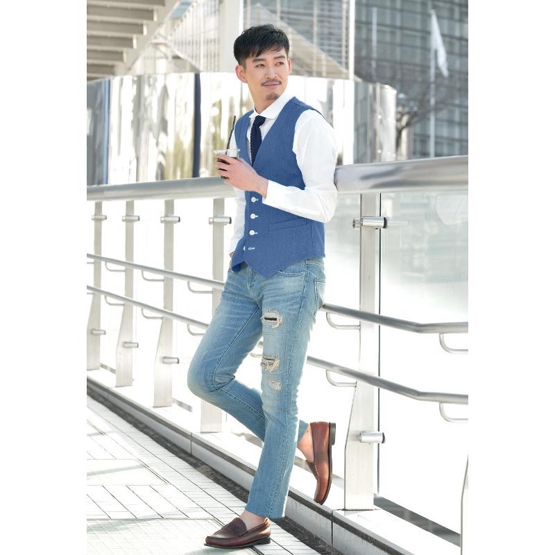 ドレスシャツ ビジネスシャツ 大きいサイズ ワイドカラー バンドカラー ウィングカラー 綿100 17112 17113 17114 | sacro | 05