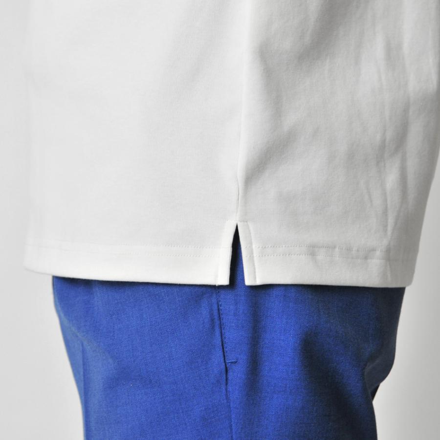 tシャツ メンズ 半袖 無地 白 紺 M L XL 3L 大きいサイズ クルーネック ホワイト ネイビー カットソー Sacro サークロ | sacro | 12