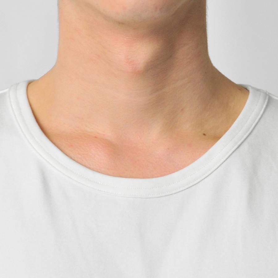 tシャツ メンズ 半袖 無地 白 紺 M L XL 3L 大きいサイズ クルーネック ホワイト ネイビー カットソー Sacro サークロ | sacro | 11